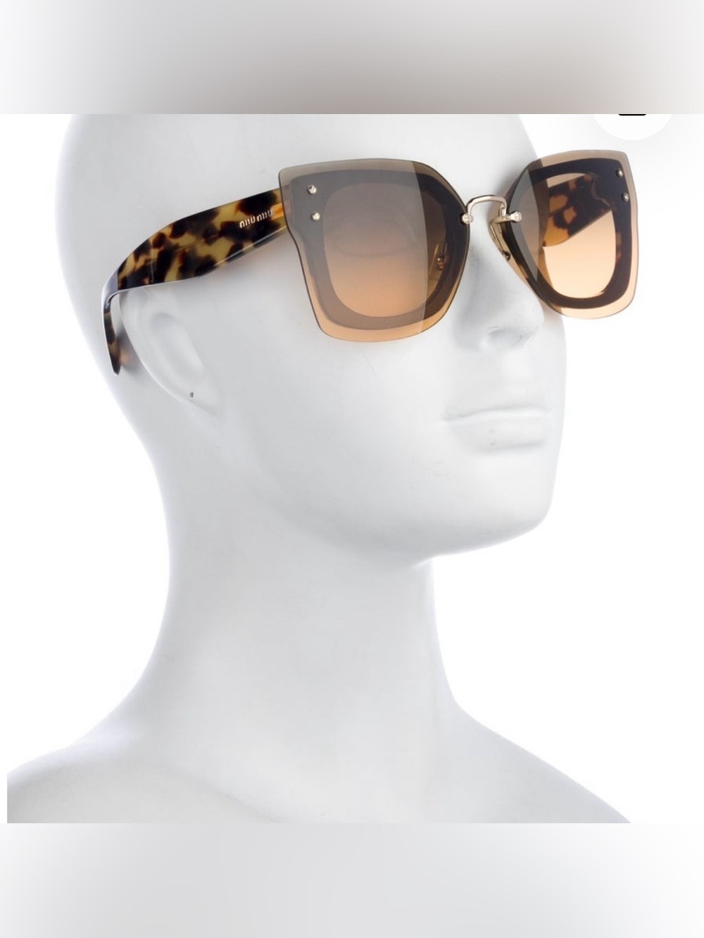 Miu Miu Oversized Sunglasses and Case